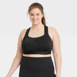 Women's High Support Sculpt Zip-Front Sports Bra - All In Motion™ -Agnes Orinda Shop GUEST 76b5200a b5ea 48a5 bf7e 872731467307