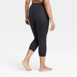 Women's Contour Power Waist High-Rise Capri Leggings 20" - All In Motion™ Black -Agnes Orinda Shop GUEST 7bb63cd5 f983 4bc6 b95f 94508b505138