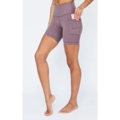 Yogalicious Womens Lux Polygiene Tribeca High Waist 7" Short With Side Pockets 10 Yogalicious Womens Lux Polygiene Tribeca High Waist 7" Short With Side Pockets -Agnes Orinda Shop GUEST 7cbb96cd c840 4081 a4fa 87499cad2515