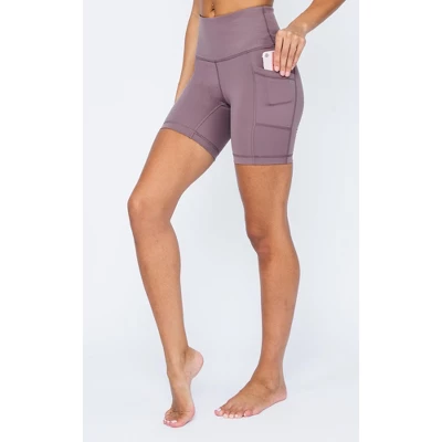 Yogalicious Womens Lux Polygiene Tribeca High Waist 7" Short With Side Pockets 5 Yogalicious Womens Lux Polygiene Tribeca High Waist 7" Short With Side Pockets - Image 5