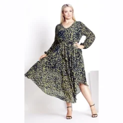 Women's Plus Size Lorena Dress - Brown | ARNA YORK -Agnes Orinda Shop GUEST 82b5e11c 5129 4493 884d 51392b4975d5