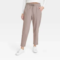 Women's Stretch Woven Taper Pants - All In Motion™ -Agnes Orinda Shop GUEST 82f2edd1 5d04 4487 b488 d438252c08a1