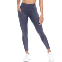 Women's High-Waist Mesh Fitness Leggings - White Mark -Agnes Orinda Shop GUEST 8610ec28 be69 43e8 b9bf 5d84c72827f7