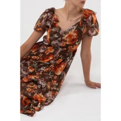 August Sky Women'S Ruffle Floral Midi Dress -Agnes Orinda Shop GUEST 8c14f658 d26b 4698 9e9a 3348bc2982eb