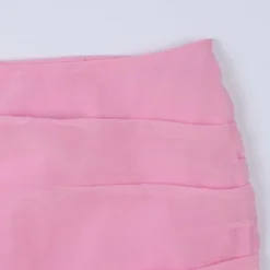Women's Ruched Ruffle Mini Skirt - Begonia Pink -Agnes Orinda Shop GUEST 900cf66d ca83 4fd1 acbf cadbf1b18557