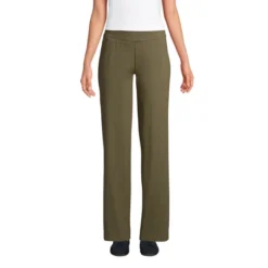 Lands' End Women's Starfish Mid Rise Straight Leg Elastic Waist Pull On Pants -Agnes Orinda Shop GUEST 90304d83 1610 41d5 baf1 a49a9f56da73