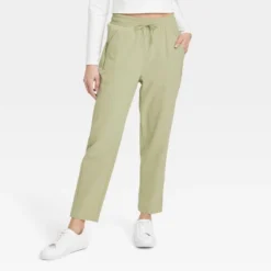 Women's Stretch Woven Taper Pants - All In Motion™ -Agnes Orinda Shop GUEST 921f16ee 529f 42da b751 356ff11b4413