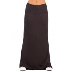 24seven Comfort Apparel Womens Comfortable Foldover Maxi Skirt -Agnes Orinda Shop GUEST 932c1d14 ca60 4035 ae04 3ab17df6b8d6