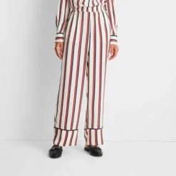 Women's Straight Leg Satin Pant - Future Collective™ With Reese Blutstein White -Agnes Orinda Shop GUEST 9708fa1d 7a85 42a4 b007 18f43e93fb74