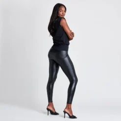 ASSETS By SPANX Women's All Over Faux Leather Leggings