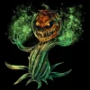 Junior's Design By Humans Halloween Pumpkin Fun T-Shirt For Men Women By Dzuu T-Shirt