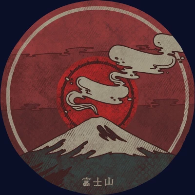 Junior's Design By Humans Fuji By Againstbound T-Shirt 1 Junior's Design By Humans Fuji By Againstbound T-Shirt