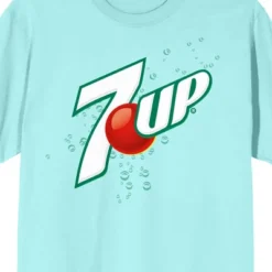7UP Bubbles Logo Women's Celadon T-Shirt