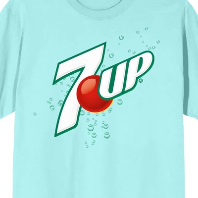 7UP Bubbles Logo Women's Celadon T-Shirt 1 7UP Bubbles Logo Women's Celadon T-Shirt