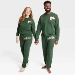 Adult's Peanuts Graphic Joggers - Dark Green -Agnes Orinda Shop GUEST a1813956 fc7e 4285 ac82 cf5206755a26