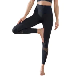 Leonisa High Waisted Legging With Double-Layered Waistband And Breathable Mesh Cutouts - -Agnes Orinda Shop GUEST a20b5a0a 52b0 4122 a25e 53f50d6e1ed1