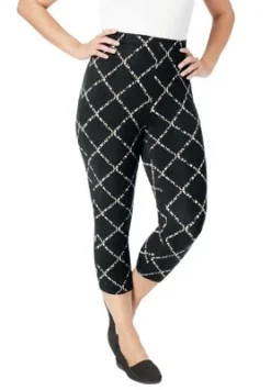 Jessica London Women’s Plus Size Everyday Capri Legging -Agnes Orinda Shop GUEST a363d35e 64fc 4fa4 b7ff 472b5e984db3