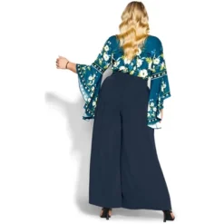 Women's Plus Size Avalina Pant - Navy | CITY CHIC