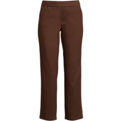 Lands' End Women's Mid Rise Pull On Knockabout Chino Crop Pants -Agnes Orinda Shop GUEST a5491413 b7f9 491c bb3d 6c1f2cad335d