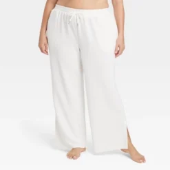 Women's Waffle Wide Leg Pants - All In Motion™ -Agnes Orinda Shop GUEST a763102d d0d1 442a 8072 fdd7d5b87996