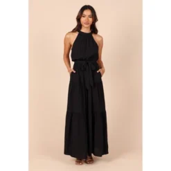 Petal And Pup Womens Makayla Halter Maxi Dress -Agnes Orinda Shop GUEST a8f1b49a 8e76 4b4e b52a f66edc73dc1d