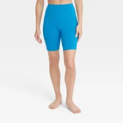 Women's Brushed Sculpt Pocketed Bike Shorts 8" - All In Motion™ -Agnes Orinda Shop GUEST aae43d42 f035 427f 8b6f 0dd51e793ebc