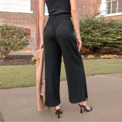 Women's Drawstring Waist Straight Leg Pants - Cupshe -Agnes Orinda Shop GUEST af1bbbb1 8fe3 493f a0e7 6e86edf2473f