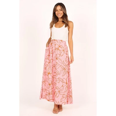 Petal And Pup Womens Kasey High Waisted Maxi Skirt 1 Petal And Pup Womens Kasey High Waisted Maxi Skirt