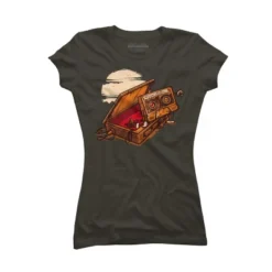 Junior's Design By Humans Dead Man Walkmann By LetterQ T-Shirt -Agnes Orinda Shop GUEST b00159b5 15d1 44c6 bd90 97f6d11f531e