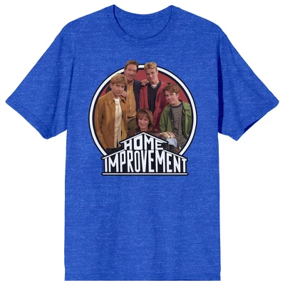 Home Improvement Taylor Family Portrait Crew Neck Short Sleeve Royal Blue Heather Women’s T-shirt 2 Home Improvement Taylor Family Portrait Crew Neck Short Sleeve Royal Blue Heather Women’s T-shirt - Image 2