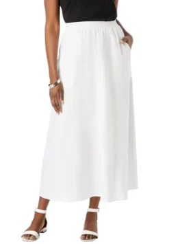 Jessica London Women’s Plus Size Linen Maxi Skirt -Agnes Orinda Shop GUEST b55d9ada 1d1f 46ca a63f 85e823ce0147