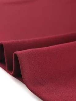 Allegra K Women's Work Sheath Tie Neck Knit Long Sleeve Midi Dress -Agnes Orinda Shop GUEST ba28c741 6918 4a8a b638 06547014377b