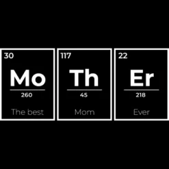 Junior's Design By Humans Mother Periodic Table Of Elements By BlackBerry55 T-Shirt
