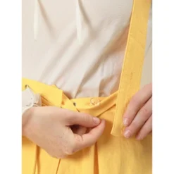 Allegra K Women's Elastic Waist Lace Up A Line Suspender Skirt -Agnes Orinda Shop GUEST c315bf74 1684 4977 b1bd 98396e9069bd