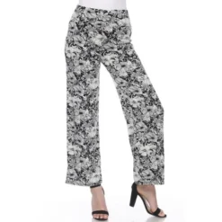 Women's Floral Paisley Wide Leg Palazzo Pants - White Mark -Agnes Orinda Shop GUEST c4c7a50f d0cd 4ee4 9bac c927dca65411