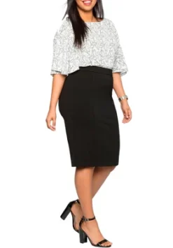 ELOQUII Women’s Plus Size The Ultimate Stretch Suit Pencil Skirt -Agnes Orinda Shop GUEST c929b1d0 5c33 4bdb 9d62 03ad68a49952