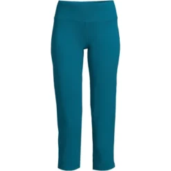 Lands' End Women's Active Crop Yoga Pants -Agnes Orinda Shop GUEST cfdb3c9c 7fc0 4cb9 b69c d94b9a2b06e3