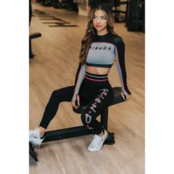 FRIENDS Warner Bros Womens Leggings For Active Cosplay - Workout, Yoga, Gym, Running, Casual Wear Black By MAXXIM -Agnes Orinda Shop GUEST d210e000 4bd7 4613 a12f 8ced323d2858