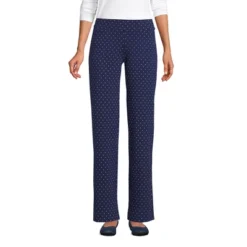 Lands' End Women's Starfish Mid Rise Straight Leg Elastic Waist Pull On Pants -Agnes Orinda Shop GUEST d27d2b13 9254 438b 8002 51cfc9c7f710