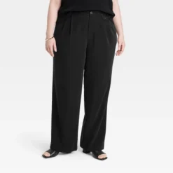 Women's High-Rise Relaxed Fit Full Length Baggy Wide Leg Trousers - A New Day™ -Agnes Orinda Shop GUEST d3a1c81d 9228 49b1 9990 99f55814bd88