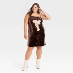 Women's Sleeveless Paillette Mini Party Shift Dress - A New Day™ -Agnes Orinda Shop GUEST d4ca5061 b76e 468b 9f80 9d660814ebd6
