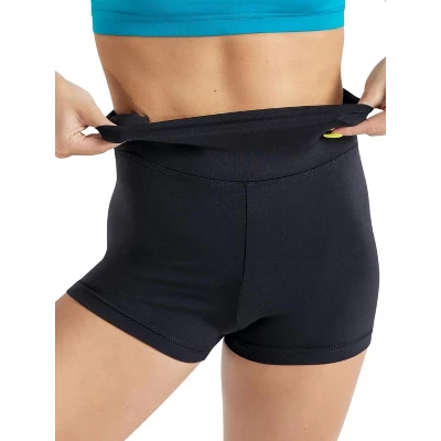 Capezio Women's Team Basics High Waisted Shorts 3 Capezio Women's Team Basics High Waisted Shorts - Image 3