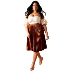 Rebdolls Womens Midi Plaeted Skirt -Agnes Orinda Shop GUEST d87860c6 e373 42d4 8d6b f547503af1a9