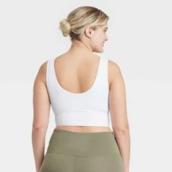 Women's Light Support Brushed Sculpt Bold Stitch Sports Bra - All In Motion™ -Agnes Orinda Shop GUEST d97a8f94 f7d2 4d95 a0d0 02d8fb922873
