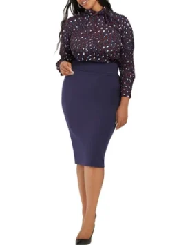 ELOQUII Women’s Plus Size Neoprene Pencil Skirt -Agnes Orinda Shop GUEST db0667df 3eb2 4bfb adef 1fbf4e56c483