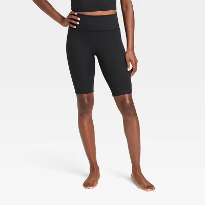 Women's Brushed Sculpt High-Rise Bike Shorts 10" - All In Motion™ 5 Women's Brushed Sculpt High-Rise Bike Shorts 10" - All In Motion™ - Image 5