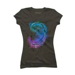 Junior's Design By Humans Fibonacci By Timea T-Shirt -Agnes Orinda Shop GUEST dc61206a 1f1a 4b57 8e8f 33ef714a23cd