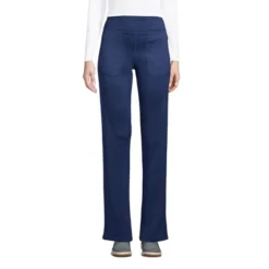 Lands' End Women's Plus Size Active Fleece Lined Yoga Pants -Agnes Orinda Shop GUEST dd4e6a29 98a1 4696 a910 857bf7b4028a