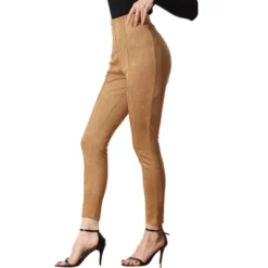 Allegra K Women's Faux Suede High Waisted Elastic Slim Casual Leggings Pants 11 Allegra K Women's Faux Suede High Waisted Elastic Slim Casual Leggings Pants -Agnes Orinda Shop GUEST deae51d7 2d14 408d 96fc b286e0dcc349