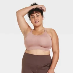 Women's High Support Embossed Racerback Run Sports Bra - All In Motion™ -Agnes Orinda Shop GUEST df819c9e 013e 45d7 bddd 11e648786569